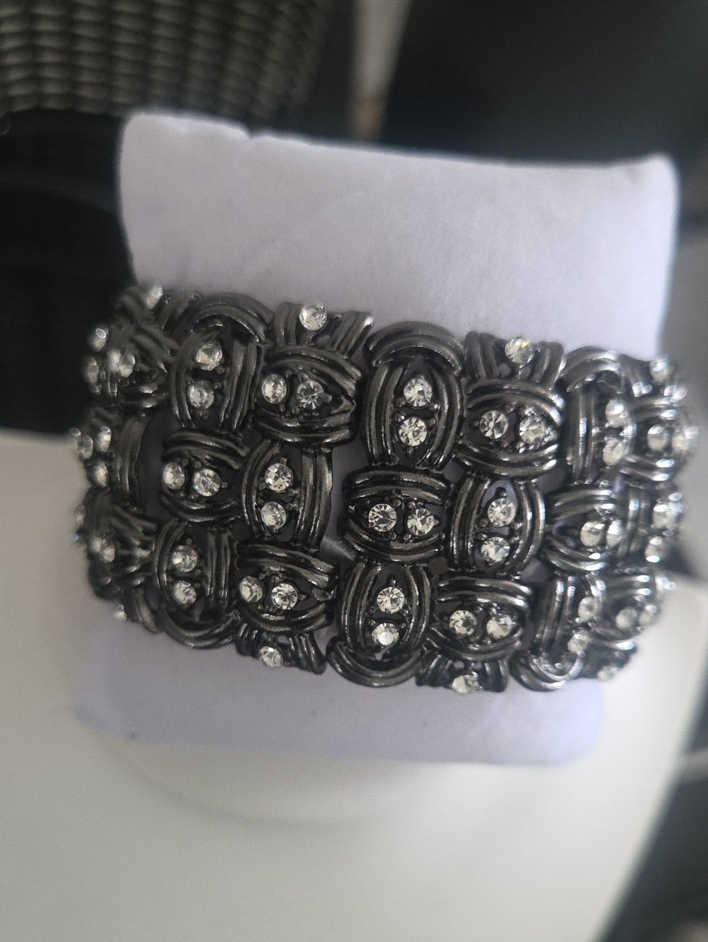 Paparazzi Woven Wardrobe Black Bracelet NWT
